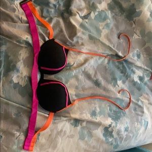 Multicolored bikini top